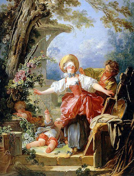 Jean Honore Fragonard Blind man s bluff game china oil painting image